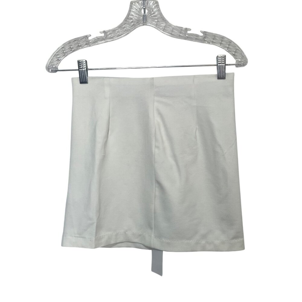 Fashion Classic Collection Mini Skirt Womens Small White